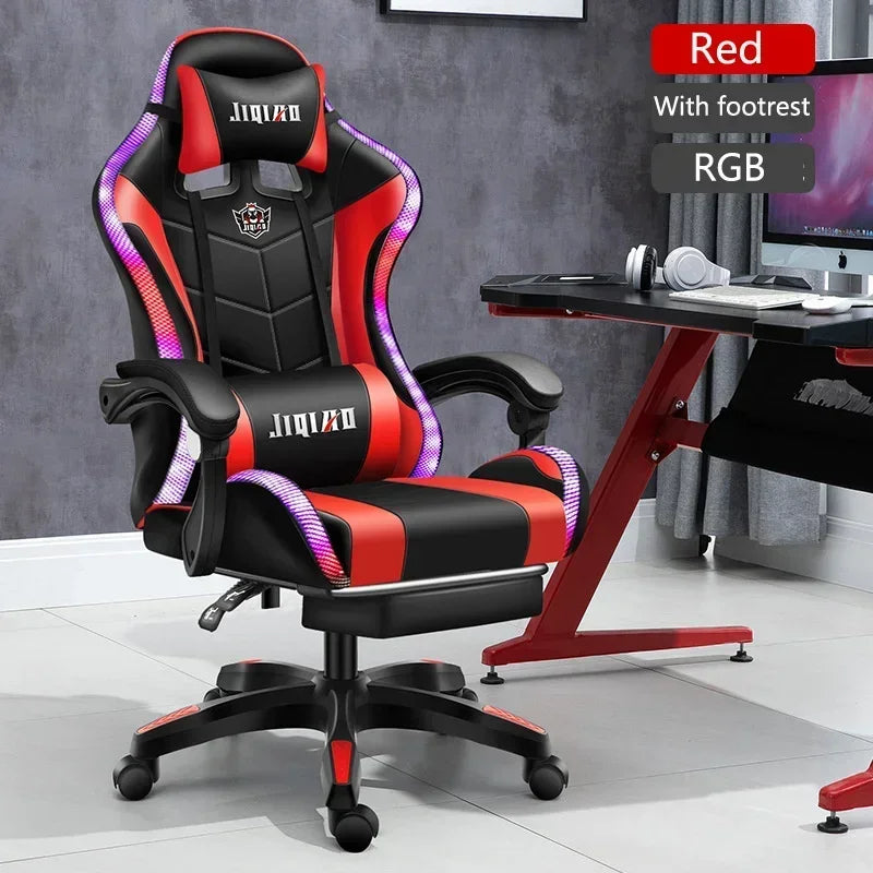 High quality gaming chair RGB light office chair gamer computer  Ergonomic swivel chair Massage Recliner New gamer chairs