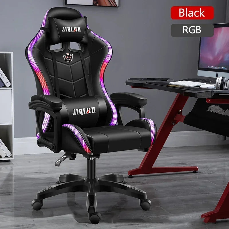 High quality gaming chair RGB light office chair gamer computer  Ergonomic swivel chair Massage Recliner New gamer chairs