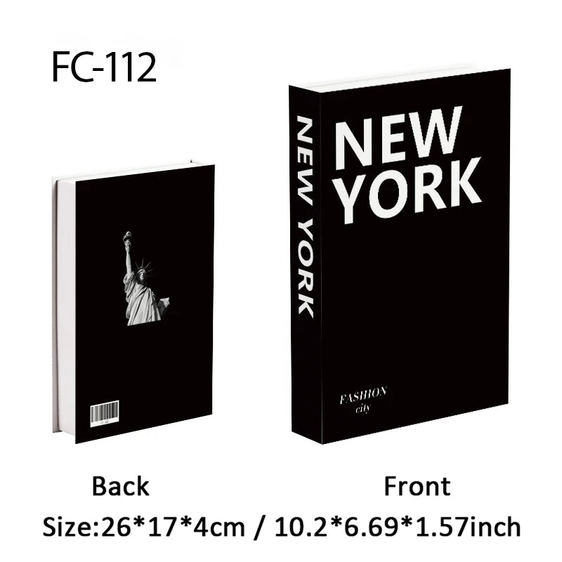 Fashion Luxury Fake Books Decoration Perfume Girl Magazine Simulation Book Shooting Coffee Table Villa Hotel Decor Props