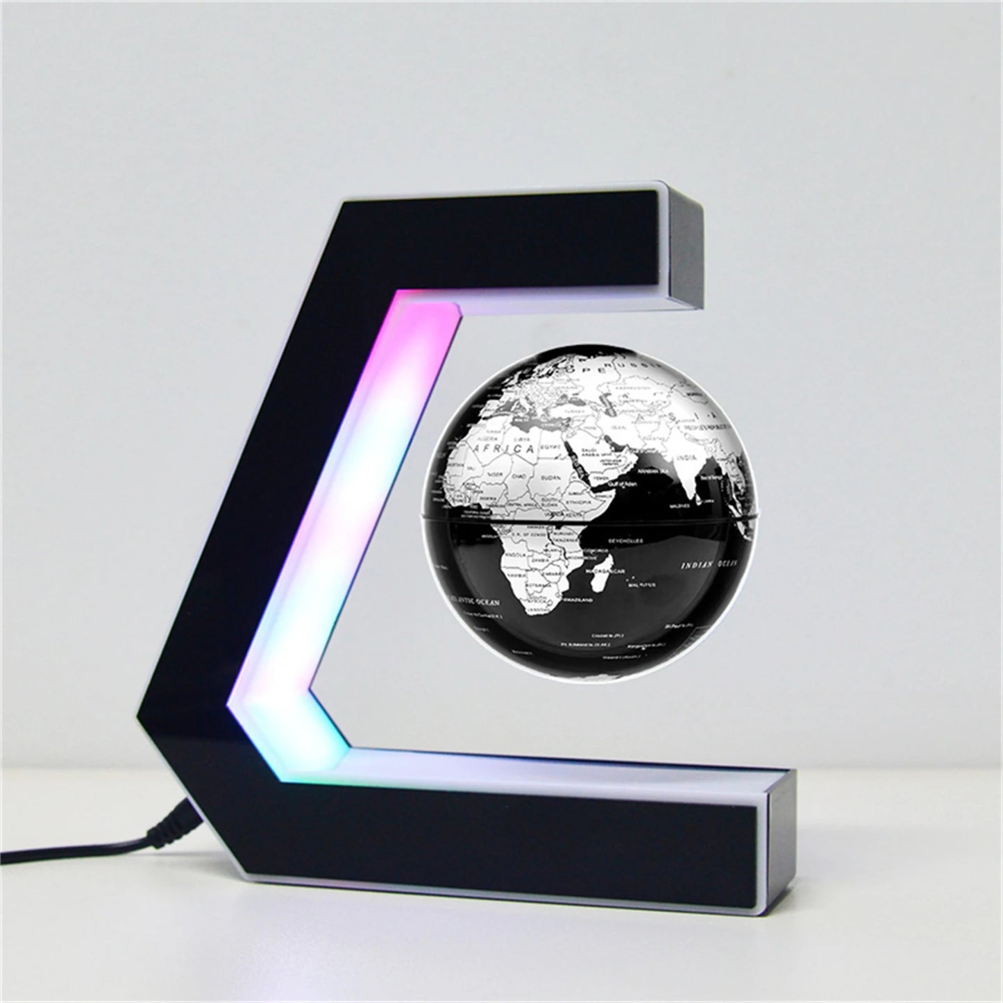 Magnetic Levitation Globe with LED Light for Home Office Desk Decor