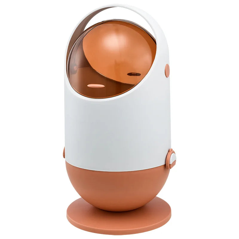 Bin Household Light Luxury Creative Bathroom Kitchen Covered Waste Bin Living Room Sanitary Paper Towel Toilet Storage Basket