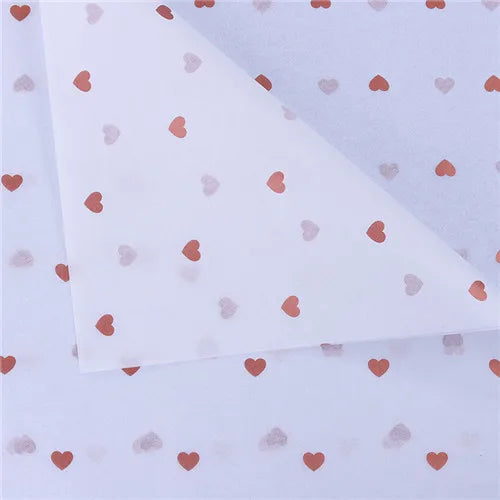 10 Sheets/lot 50*70 Cm Gift Wrapping Paper DIY Handmade Craft Star Love Dot Pattern Tissue Paper Floral Packaging Material