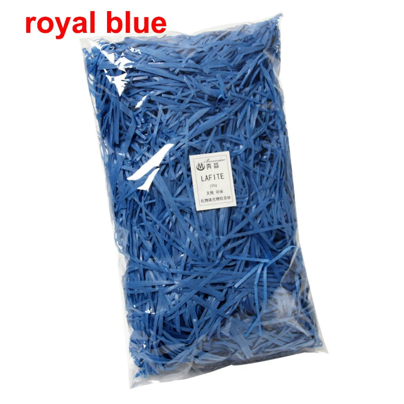 DIY Paper Raffia Shredded Paper Decor Confetti Wedding Birthday Christmas Gift Box Filling Material Tissue Packaging Filler