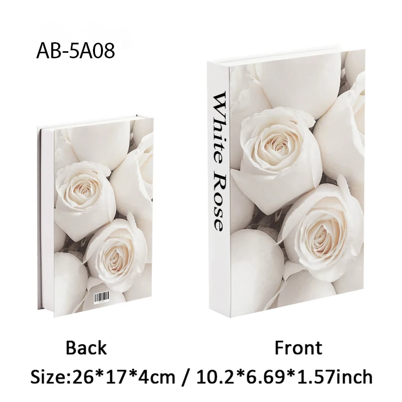 Fashion Luxury Fake Books Decoration Perfume Girl Magazine Simulation Book Shooting Coffee Table Villa Hotel Decor Props