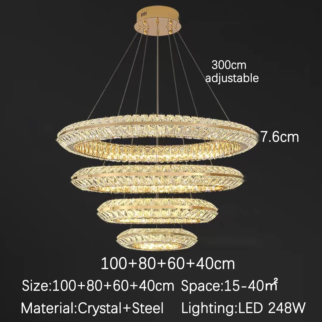 Modern Luxury Crystal Pendant Lighs