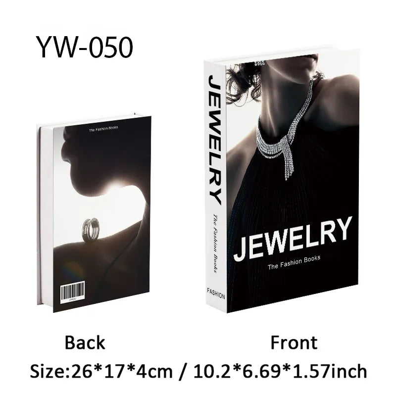 Fashion Luxury Fake Books Decoration Perfume Girl Magazine Simulation Book Shooting Coffee Table Villa Hotel Decor Props