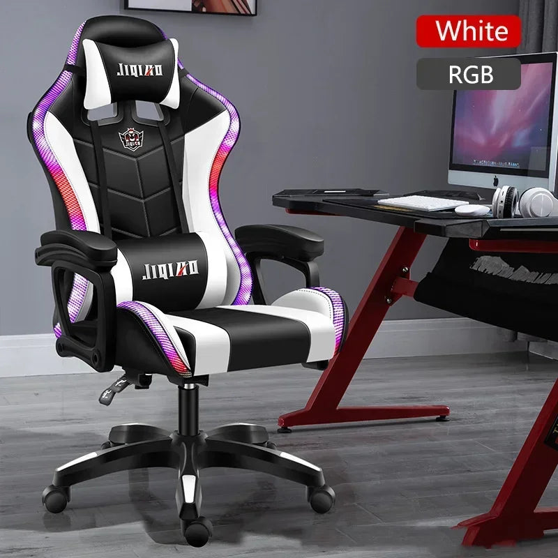 High quality gaming chair RGB light office chair gamer computer  Ergonomic swivel chair Massage Recliner New gamer chairs