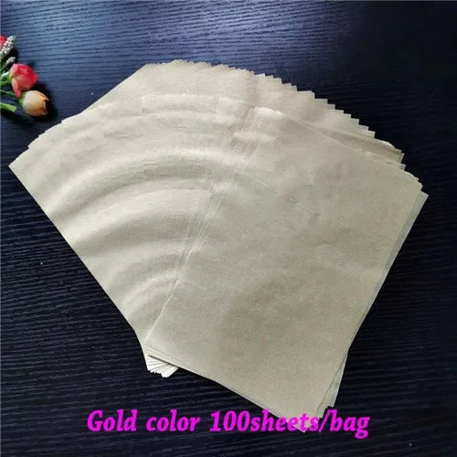 100sheets A5 Wrapping Paper Retro Multicolor Tissue Paper Bookmark Gift Wrapping Papers Floral Gift Packaging Material 14*21CM