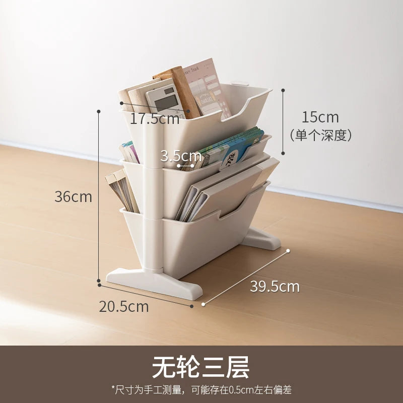 Adjustable Under Desk Bookshelf