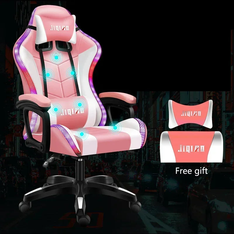 High quality gaming chair RGB light office chair gamer computer  Ergonomic swivel chair Massage Recliner New gamer chairs