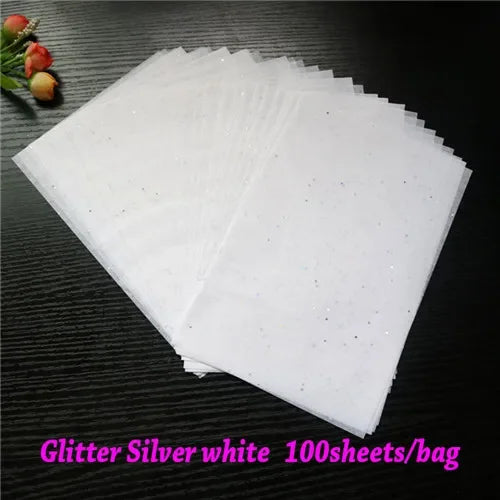 100sheets A5 Wrapping Paper Retro Multicolor Tissue Paper Bookmark Gift Wrapping Papers Floral Gift Packaging Material 14*21CM