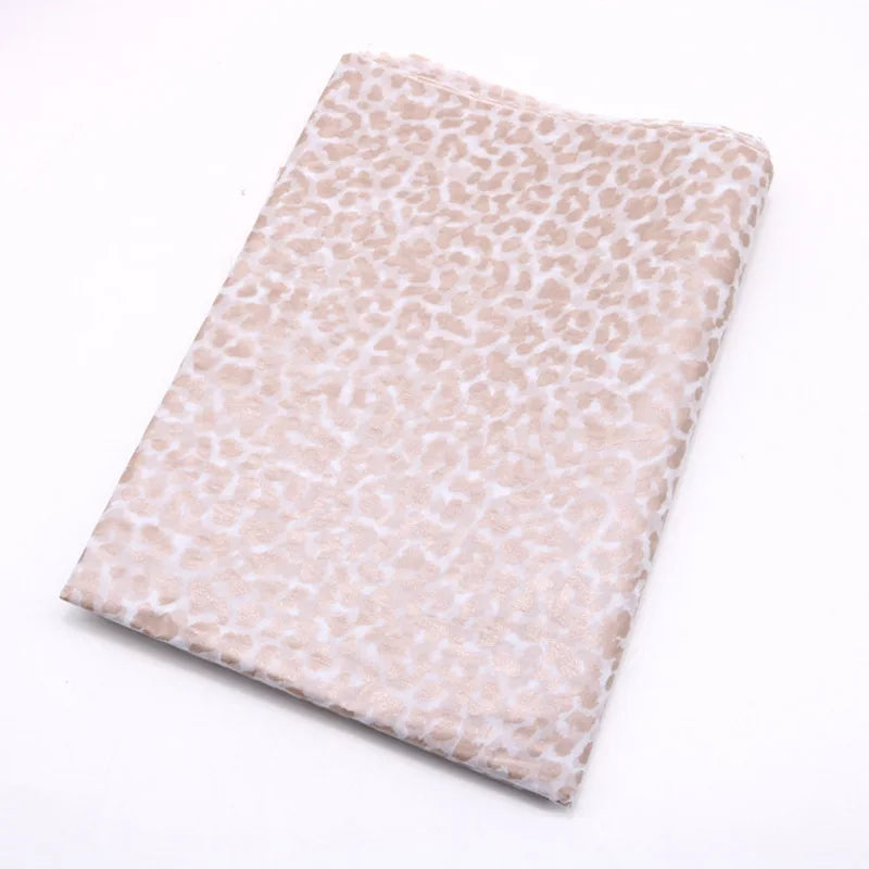 10pcs Gold Tissue Paper DIY Gift Wrapping Paper Handmade Craft Leopard Star Pattern Floral Packaging Material Arts Supplies