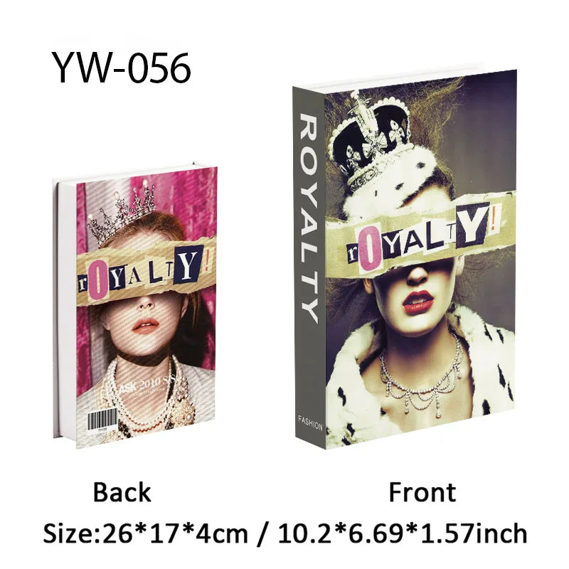 Fashion Luxury Fake Books Decoration Perfume Girl Magazine Simulation Book Shooting Coffee Table Villa Hotel Decor Props