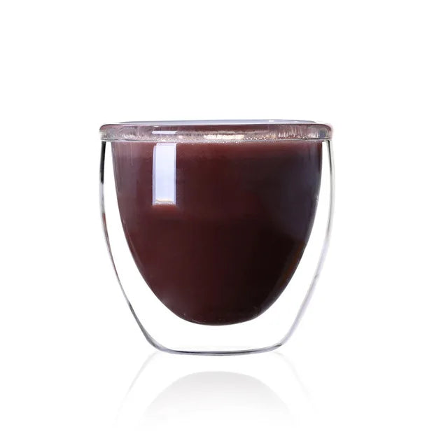 Heat-Resistant Double Wall Glass Cup