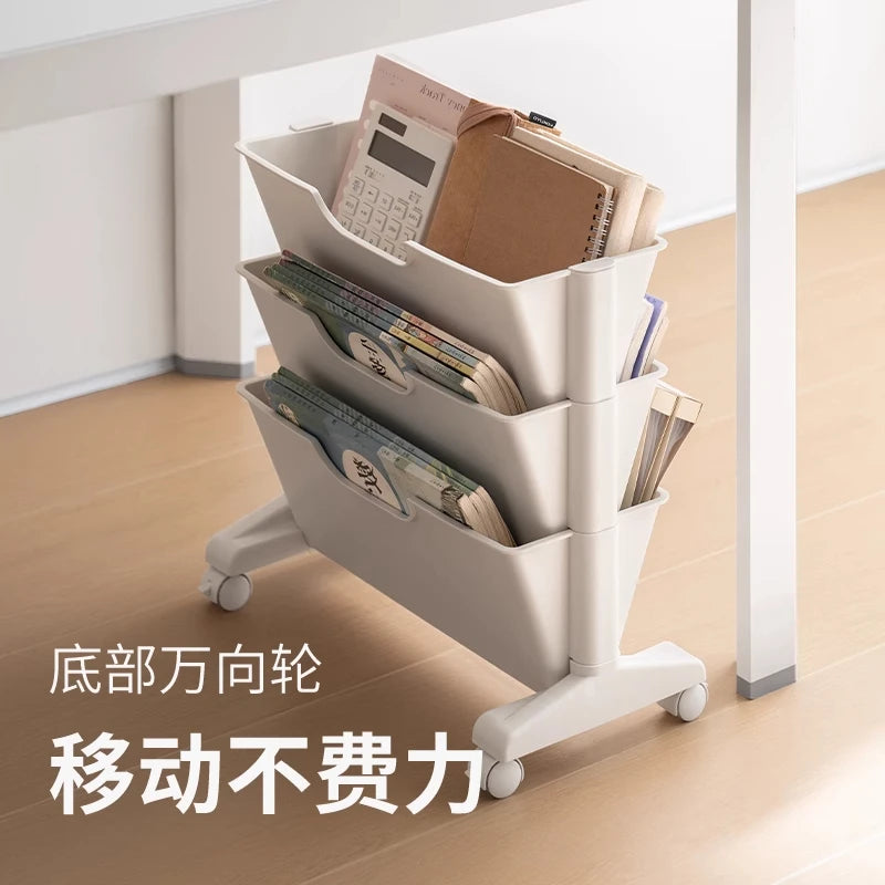 Adjustable Under Desk Bookshelf