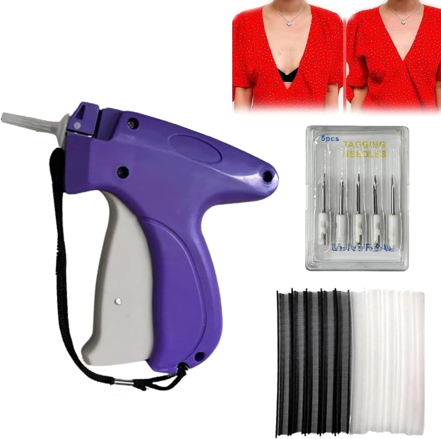 Clothing Fixer Micro Stitch Gun Fine Stitch Tagging Gun For Clothing Mini Stitch Gun Sewing Quilting Hemming Quick Stitch Gun