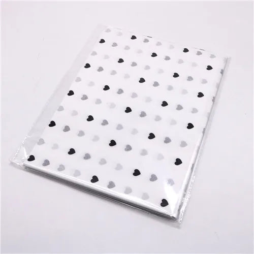 10pcs Gold Tissue Paper DIY Gift Wrapping Paper Handmade Craft Leopard Star Pattern Floral Packaging Material Arts Supplies