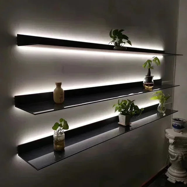 Wall Mounted Led Wall Shelf Product/Bookcase display