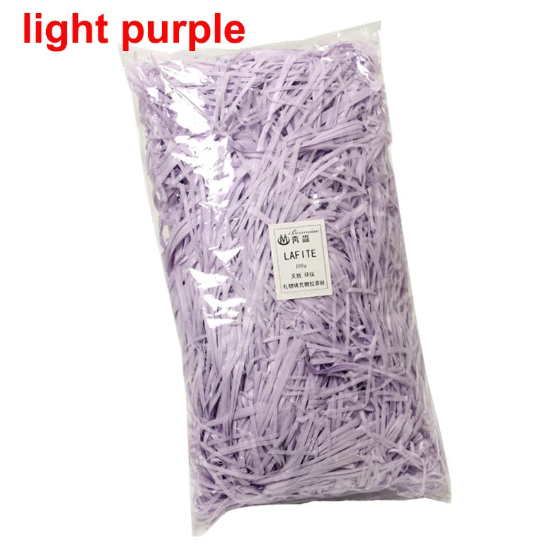 DIY Paper Raffia Shredded Paper Decor Confetti Wedding Birthday Christmas Gift Box Filling Material Tissue Packaging Filler