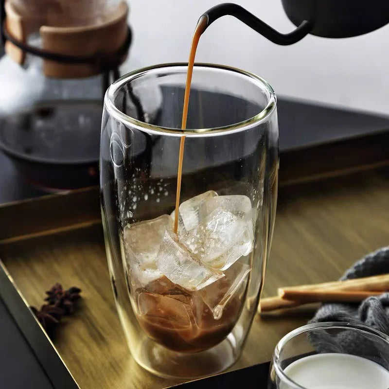 Heat-Resistant Double Wall Glass Cup