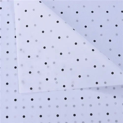 10 Sheets/lot 50*70 Cm Gift Wrapping Paper DIY Handmade Craft Star Love Dot Pattern Tissue Paper Floral Packaging Material