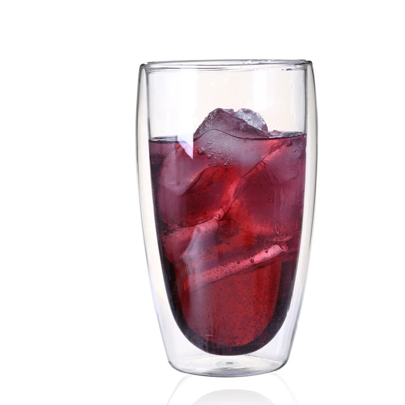 Heat-Resistant Double Wall Glass Cup