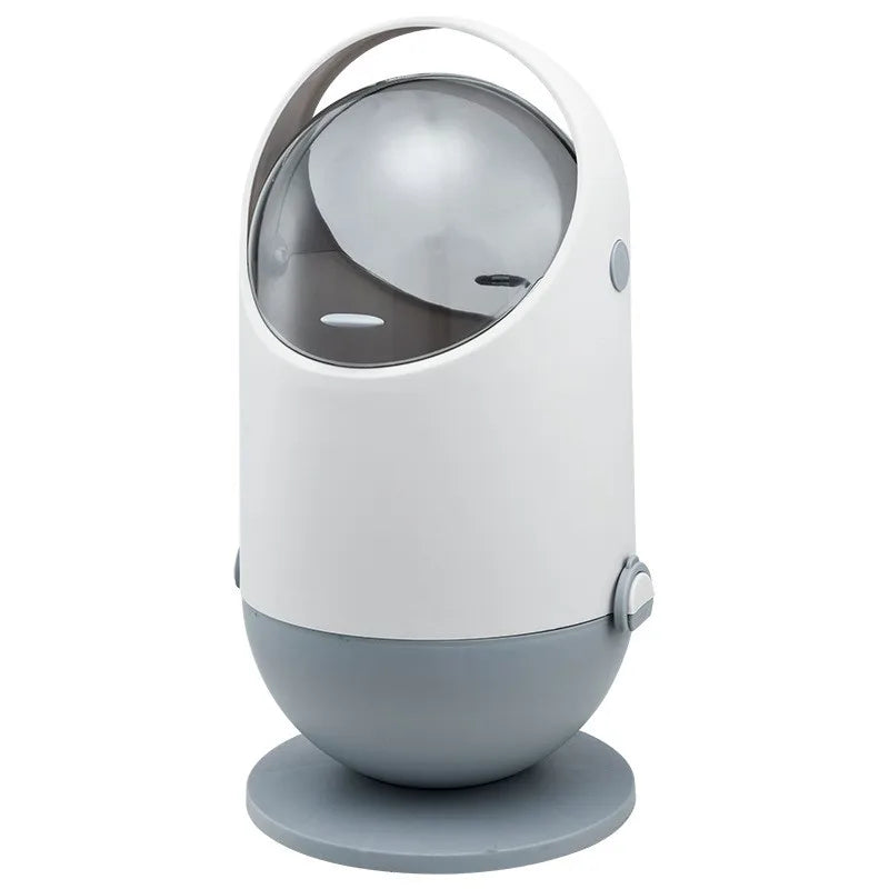 Bin Household Light Luxury Creative Bathroom Kitchen Covered Waste Bin Living Room Sanitary Paper Towel Toilet Storage Basket