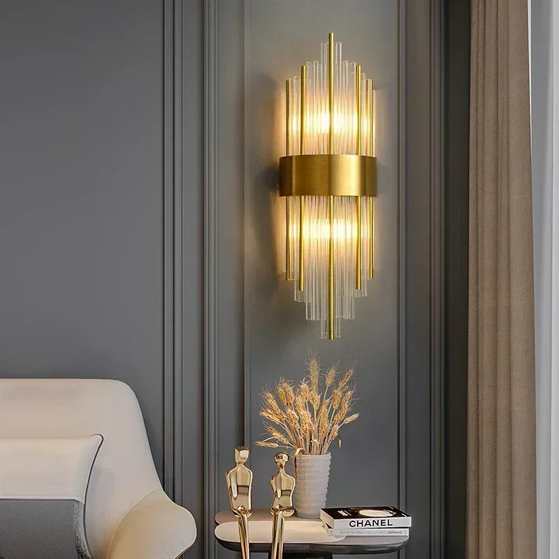 LED Luxury Crystal Wall Lamps