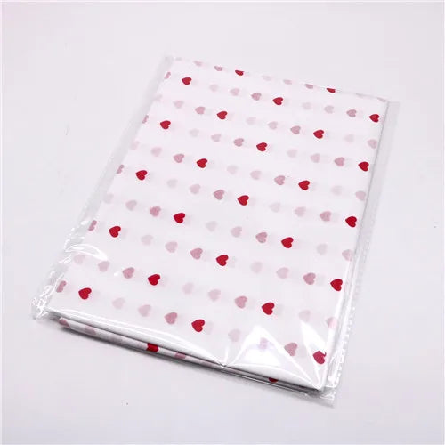 10pcs Gold Tissue Paper DIY Gift Wrapping Paper Handmade Craft Leopard Star Pattern Floral Packaging Material Arts Supplies