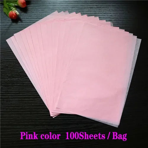 100sheets A5 Wrapping Paper Retro Multicolor Tissue Paper Bookmark Gift Wrapping Papers Floral Gift Packaging Material 14*21CM