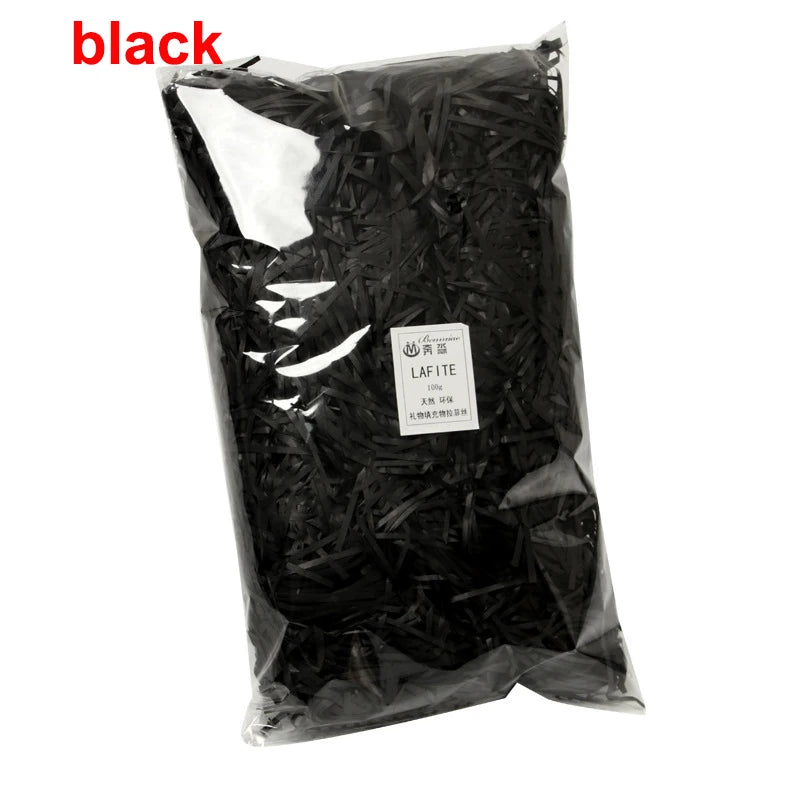 DIY Paper Raffia Shredded Paper Decor Confetti Wedding Birthday Christmas Gift Box Filling Material Tissue Packaging Filler