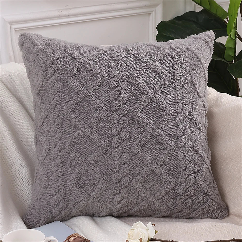 Kitinjoy Throw Pillow Covers 40x40 For Sofa Decro Soft Plush Cushion Covers 50x50cm Home And Decoration Luxury Throw Pillow Case