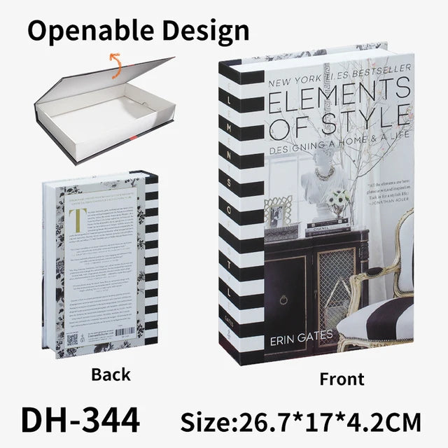 Fashion Fake Books Decoration Home Luxury Living Room Decoration Decor Coffee Table Book Simulation Prop Book Model Hotel Room