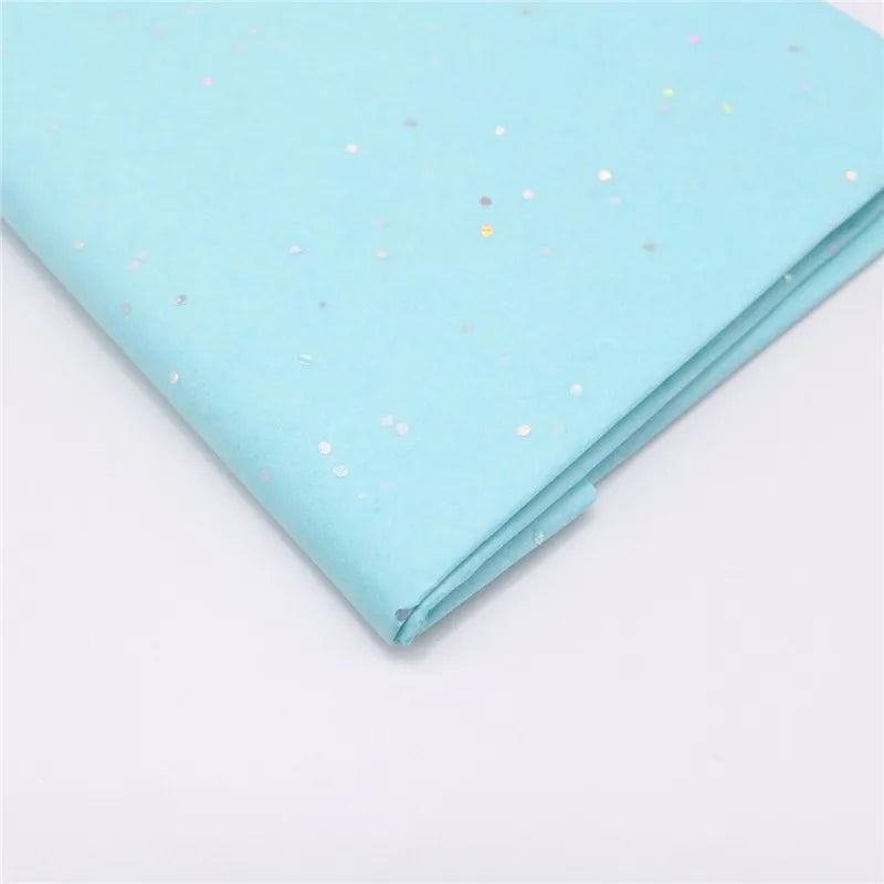 10Pcs/bag Snowflake Print Wrapping Tissue Paper 50*66 Cm Christmas New Year Xmas Party Wedding Flowers Packaging Supplies