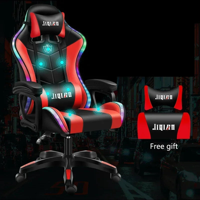 High quality gaming chair RGB light office chair gamer computer  Ergonomic swivel chair Massage Recliner New gamer chairs