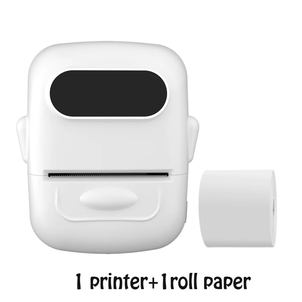 Marklife P50 Portable Label Maker Wireless Printer for Phone Office Home Barcode Clothing Jewelry Retail Mailing With roll Paper