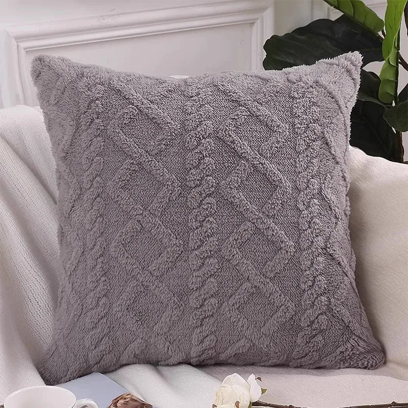 Kitinjoy Throw Pillow Covers 40x40 For Sofa Decro Soft Plush Cushion Covers 50x50cm Home And Decoration Luxury Throw Pillow Case
