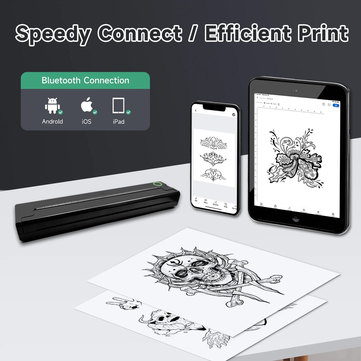 Portable Thermal Office Printer