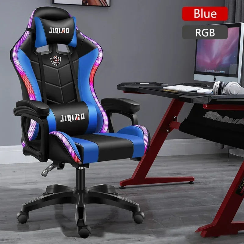 High quality gaming chair RGB light office chair gamer computer  Ergonomic swivel chair Massage Recliner New gamer chairs