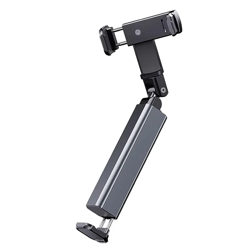 Airplane Travel Essentials Adjustable Phone Stand 360° Rotation Foldable Hook Pocket Size For Desk Tray Table-N36R