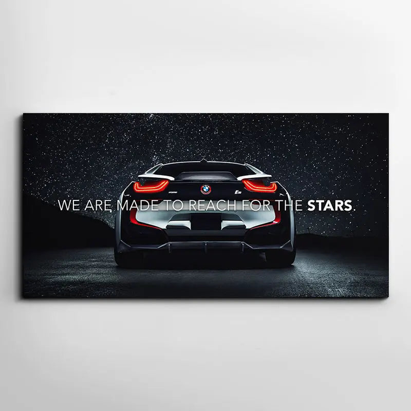 Love Your Dreams Success Motivational Car Poster Luxury Sports Car Canvas Wall Art Office Home Decor