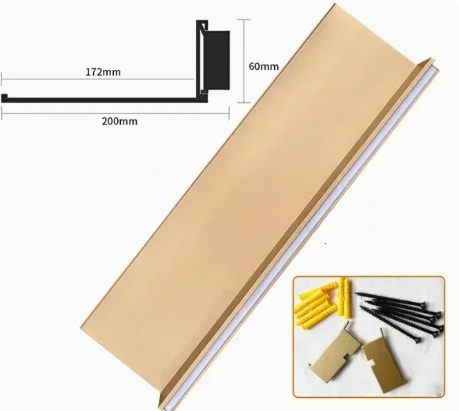 Wall Mounted Led Wall Shelf Product/Bookcase display