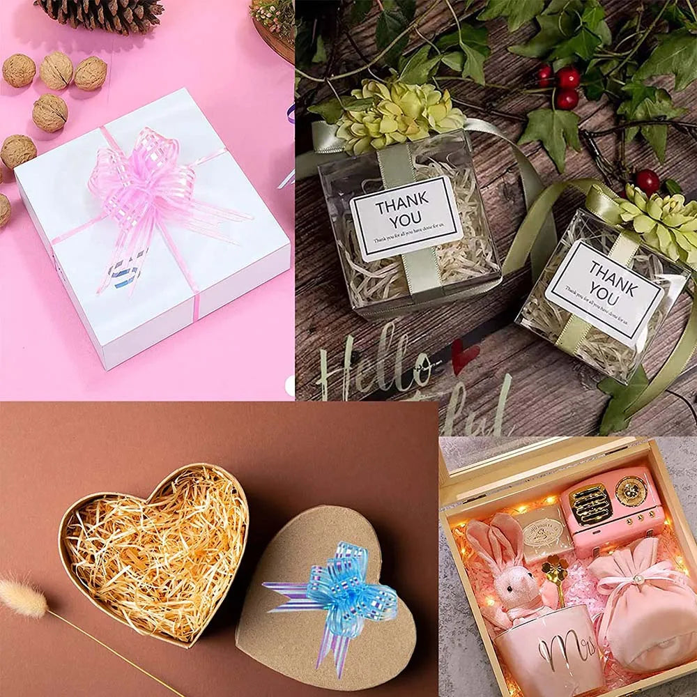 DIY Paper Raffia Shredded Paper Decor Confetti Wedding Birthday Christmas Gift Box Filling Material Tissue Packaging Filler