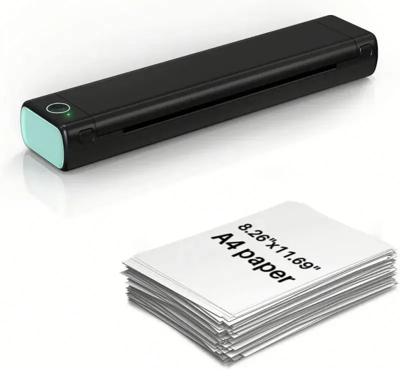Phomemo M08F Mobile Inkless Printer Thermal A4 Mini Portable Wireless Blue tooth