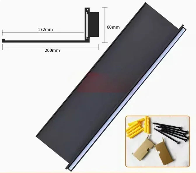 Wall Mounted Led Wall Shelf Product/Bookcase display
