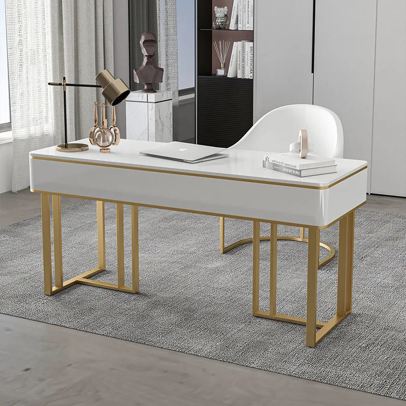 Modern Luxury Executive Office Desk Chair Set