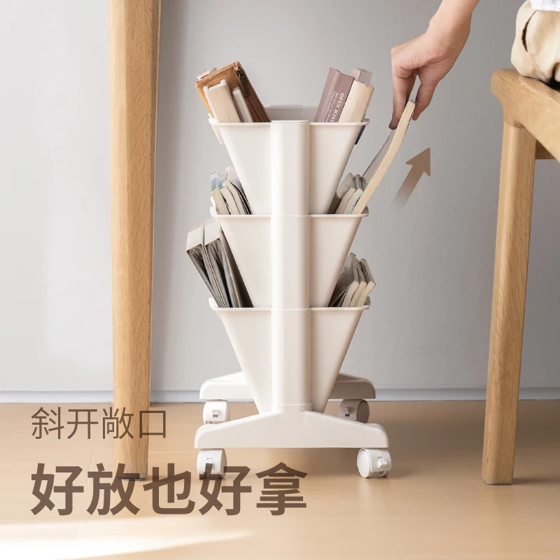 Adjustable Under Desk Bookshelf