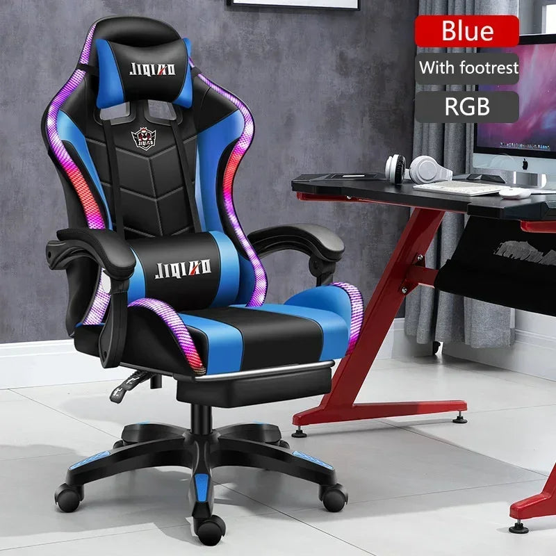 High quality gaming chair RGB light office chair gamer computer  Ergonomic swivel chair Massage Recliner New gamer chairs