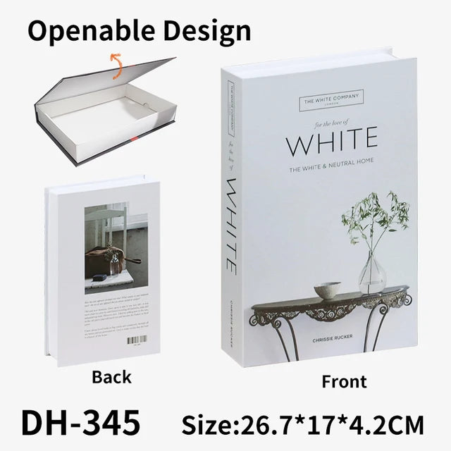 Fashion Fake Books Decoration Home Luxury Living Room Decoration Decor Coffee Table Book Simulation Prop Book Model Hotel Room