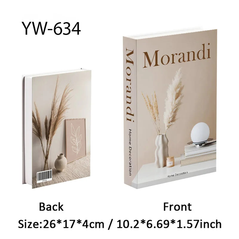 Fashion Luxury Fake Books Decoration Perfume Girl Magazine Simulation Book Shooting Coffee Table Villa Hotel Decor Props
